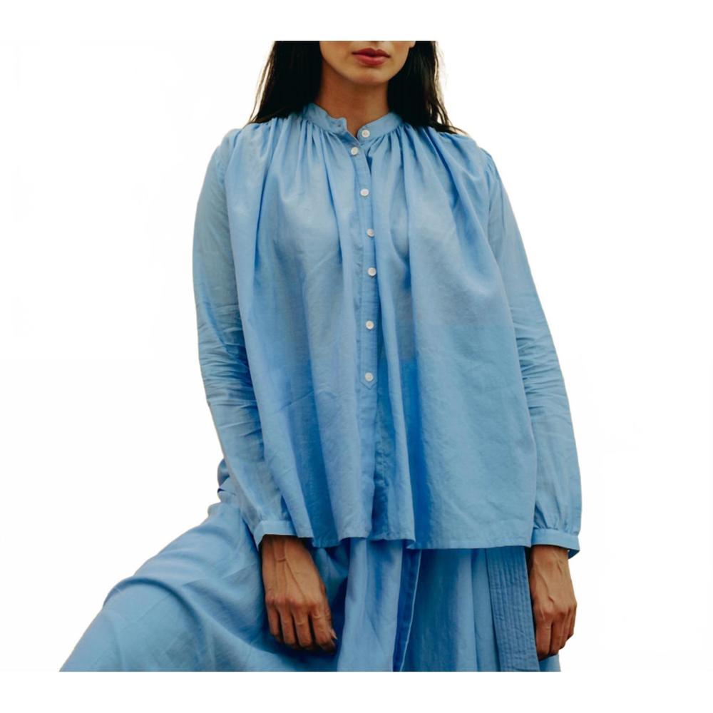 NEW MII COLLECTION nathalie blouse in myosotis